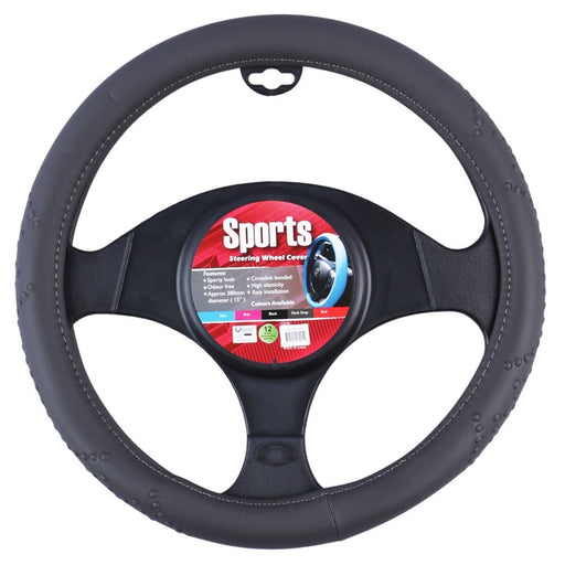 Sports Steering Wheel Cover - Dark Grey - Outbackers