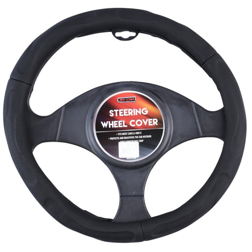 New York Steering Wheel Cover - Black - Outbackers