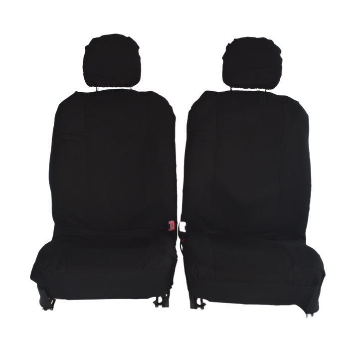 Challenger Canvas Seat Covers - For Mitsubishi Triton Dual Cab (2009-2011) - Outbackers