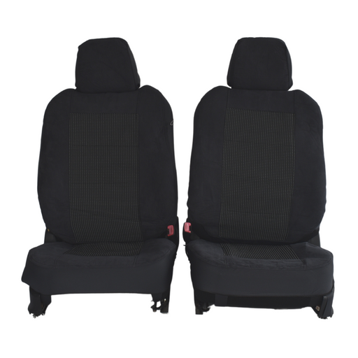 Prestige Jacquard Seat Covers - For Mitsubishi Triton Dual Cab (2009-2011) - Outbackers