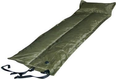 Trailblazer Self-Inflatable Foldable Air Mattress With Pillow - OLIVE GREEN - Outbackers