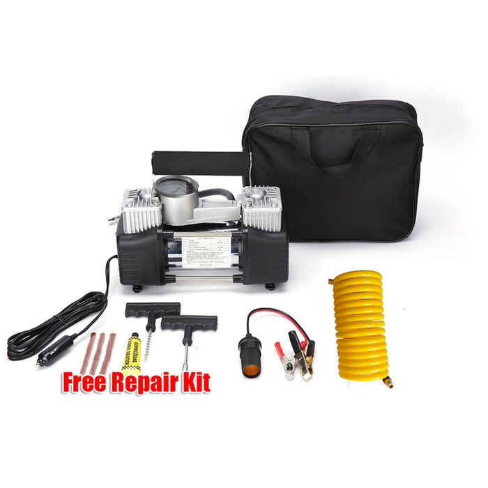 12V 150PSI Car Air Compressor Portable Tyre Deflator Inflator Pump 4WD Car Truck - Outbackers