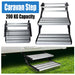 Aluminium Double Caravan Step Pull Out Folding Steps For Road RV Camper Trailer - Outbackers