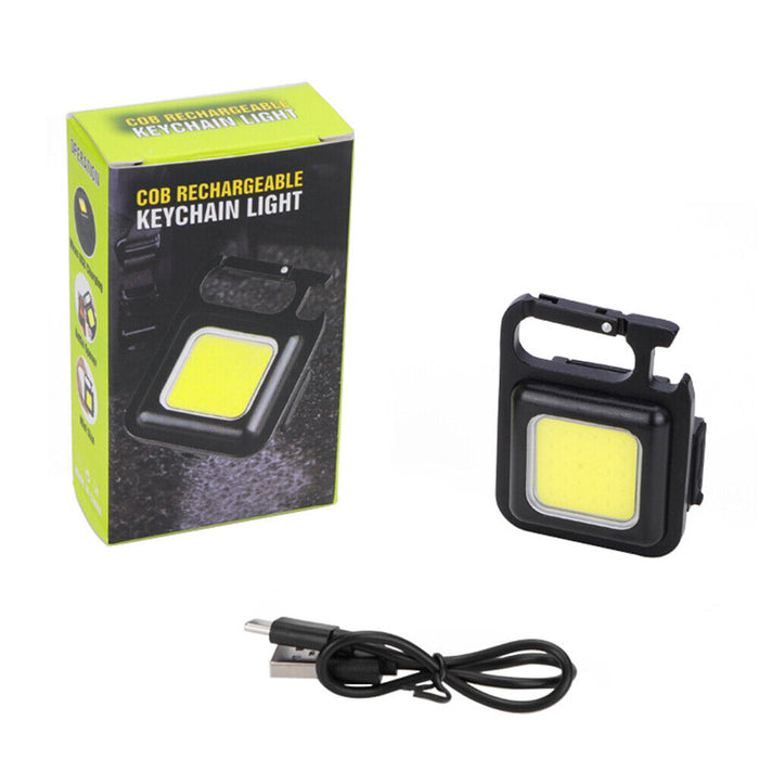 Mini Waterproof Rechargeable LED Light USB Flashlight-Lamp Torch Pocket Keychain - Outbackers