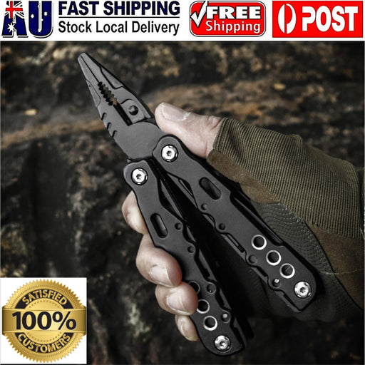 Multi Tool Mini Camping Survival Folding Screwdriver 13 in one Pliers Pocket AU - Outbackers