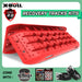 X-BULL KIT1 Recovery track Board Traction Sand trucks strap mounting 4x4 Sand Snow Car RED - Outbackers