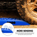 X-BULL 4X4 Recovery tracks 10T 2 Pairs/ Sand tracks/ Mud tracks/  Mounting Bolts Pins Gen 2.0 -Blue - Outbackers