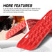 X-BULL Recovery tracks Boards 10T 2 Pairs Sand Mud Snow With Mounting Bolts pins Red - Outbackers