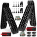 X-BULL Recovery tracks Boards 10T 2 Pairs Sand Mud Snow With Mounting Bolts pins Black - Outbackers