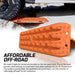 X-BULL Recovery tracks Boards 10T 2 Pairs Sand Mud Snow With Mounting Bolts pins Orange - Outbackers