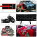 X-BULL KIT2 Recovery tracks 6pcs Board Traction Sand trucks strap mounting 4x4 Sand Snow Car red - Outbackers