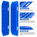 X-BULL KIT2 Recovery tracks kit Board Traction Sand trucks strap mounting 4x4 Sand Snow Car blue 6pcs - Outbackers