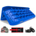 X-BULL KIT2 Recovery tracks kit Board Traction Sand trucks strap mounting 4x4 Sand Snow Car blue 6pcs - Outbackers