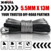 X-BULL Electric Winch 12V 5000LBS Wireless Steel Cable ATV Boat With 13M Synthetic Rope - Outbackers