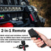 X-BULL 14500LBS Electric Winch 12V synthetic rope with Recovery Tracks Gen3.0 Black - Outbackers