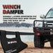 X-BULL 4WD Recovery Kit Kinetic Recovery Rope With 14500LBS Electric Winch 12V Winch 4WD 4X4 Offroad - Outbackers