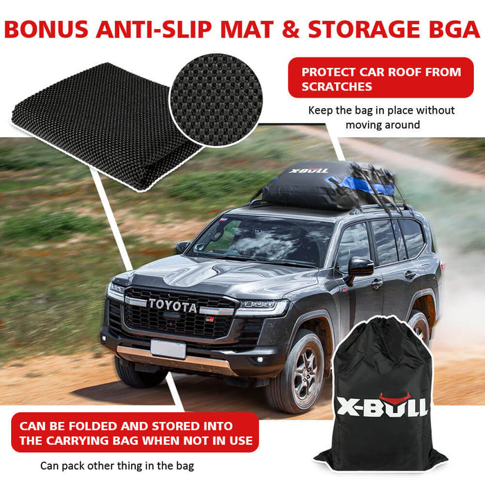 X-BULL Waterproof Car Roof Top Rack Carrier ravel Cargo Luggage Cube Bag Trave - Outbackers