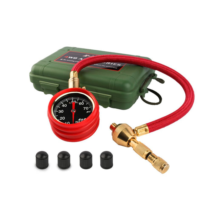 X-BULL Tyre Deflator Tire Air Deflators Rapid With Pressure Gauge Valve Tool 4WD - Outbackers