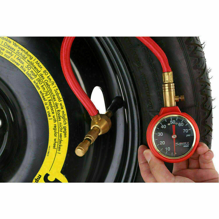 X-BULL Tyre Deflator Tire Air Deflators Rapid With Pressure Gauge Valve Tool 4WD - Outbackers