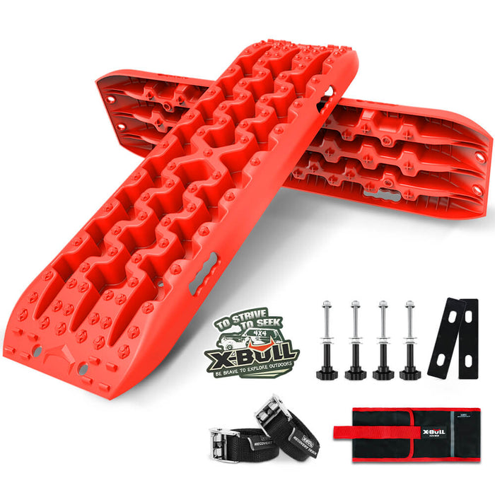 X-BULL Recovery tracks Sand tracks KIT Carry bag mounting pin Sand/Snow/Mud 10T 4WD-red Gen3.0 - Outbackers