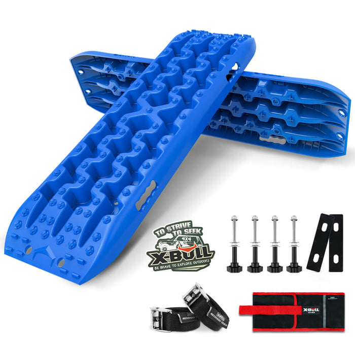 X-BULL Recovery tracks Sand tracks KIT Carry bag mounting pin Sand/Snow/Mud 10T 4WD-BLUE Gen3.0 - Outbackers