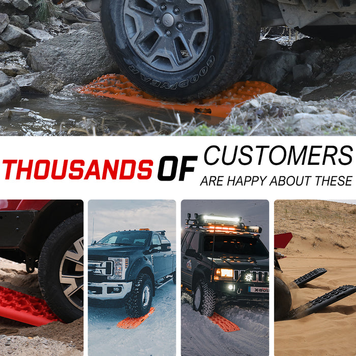 X-BULL Recovery tracks Sand tracks KIT Carry bag mounting pin Sand/Snow/Mud 10T 4WD-Orange Gen3.0 - Outbackers