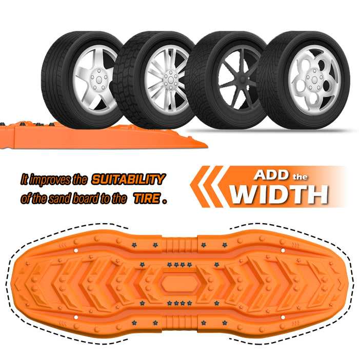 X-BULL Recovery Boards tracks kit 4WD Sand Snow trucks Mud Car Vehicles - Outbackers