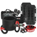 X-BULL 4WD Recovery Kit 15PCS Winch Recovery track Kinetic Rope Snatch Strap 4X4 - Outbackers