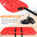 X-BULL 2 Pairs Recovery tracks Sand Mud Snow 4WD / 4x4 ATV Offroad Stronger Gen 3.0 - Red - Outbackers