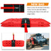 X-BULL 2 Pairs Recovery tracks Sand Mud Snow 4WD / 4x4 ATV Offroad Stronger Gen 3.0 - Red - Outbackers