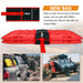 X-BULL 2 Pairs Recovery tracks Sand Mud Snow 4WD / 4x4 ATV Offroad Stronger Gen 3.0 - Red - Outbackers