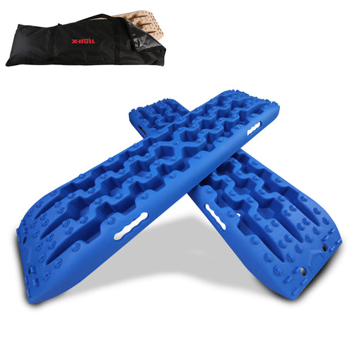 X-BULL Recovery tracks Mud Snow / Sand tracks / Grass 4X4 Caravan 2pcs 4WD Gen 3.0 - Blue - Outbackers