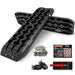 X-BULL Recovery tracks / Sand tracks / Mud tracks / Off Road 4WD 4x4 Car 2pcs Gen 3.0 - Black - Outbackers