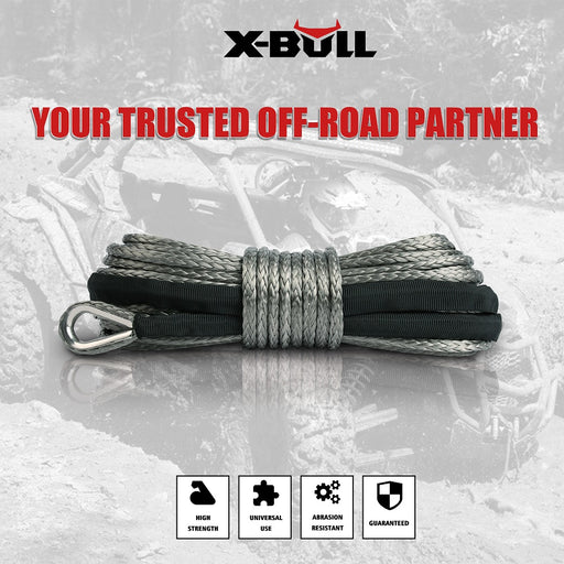 X-BULL Winch Rope 5.5mm x 13m Dyneema Synthetic Rope Tow Recovery Offroad 4wd4x4 - Outbackers