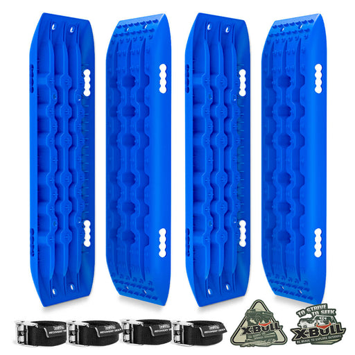 X-BULL Recovery tracks Sand tracks 2 pairs Sand / Snow / Mud 10T 4WD Gen 2.0 - blue - Outbackers