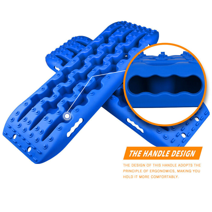 X-BULL Recovery tracks Sand Trucks Offroad With 4PCS Mounting Pins 4WDGen 2.0 - blue - Outbackers