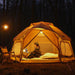 Large Space Luxury Frog Hexagonal Tent 5-8 Person Double Layer - Khaki - Outbackers