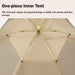 Large Space Luxury Frog Hexagonal Tent 5-8 Person Double Layer - Khaki - Outbackers