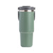 600ML Green Stainless Steel Travel Mug with Leak-proof 2-in-1 Straw and Sip Lid, Vacuum Insulated Coffee Mug for Car, Office, Perfect Gifts, Keeps Liquids Hot or Cold - Outbackers