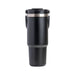 750ML Black Stainless Steel Travel Mug with Leak-proof 2-in-1 Straw and Sip Lid, Vacuum Insulated Coffee Mug for Car, Office, Perfect Gifts, Keeps Liquids Hot or Cold - Outbackers