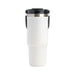 750ML White Stainless Steel Travel Mug with Leak-proof 2-in-1 Straw and Sip Lid, Vacuum Insulated Coffee Mug for Car, Office, Perfect Gifts, Keeps Liquids Hot or Cold - Outbackers