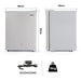 GECKO 70L Portable Fridge Freezer for Car Camping Caravans Fridges Refrigerator Cooler 12V/24V/240V - Outbackers