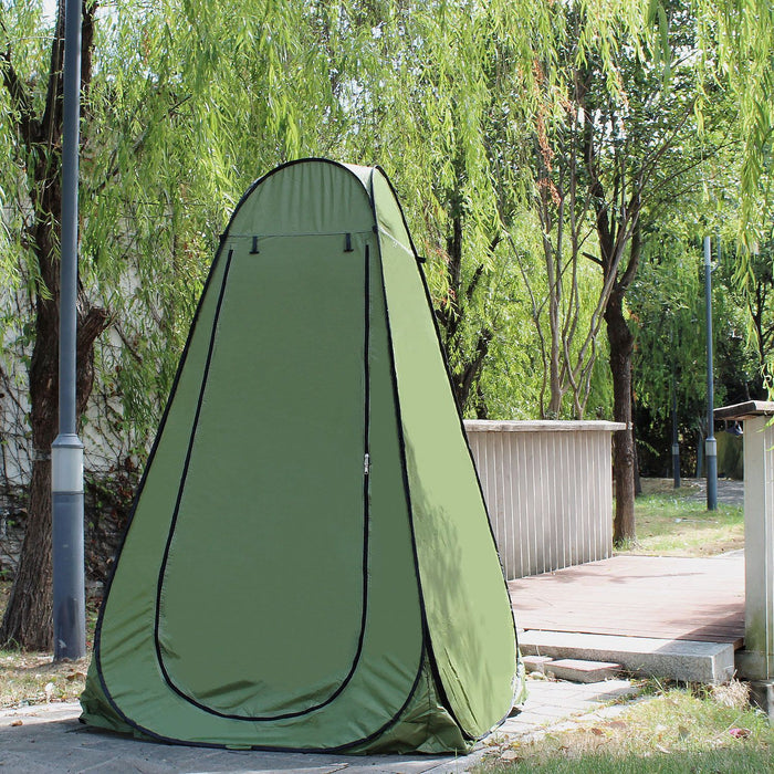 KILIROO Shower Tent with 2 Window (Green) - Outbackers