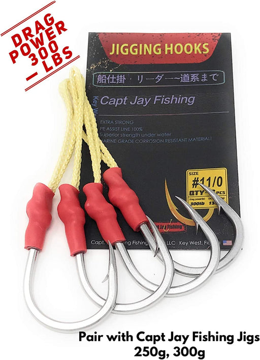 Capt Jay Fishing Assist Hooks #11 (3pc) - Outbackers