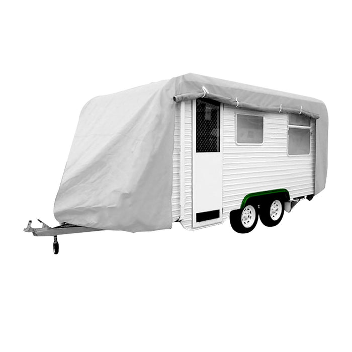 Wallaroo Caravan Cover With Side Zip Campervan 10-13 ft - Outbackers