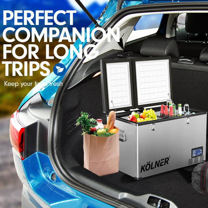 Kolner 125l Portable Fridge Cooler Freezer Camping Car Refrigerator - Outbackers
