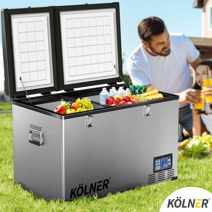 Kolner 125l Portable Fridge Cooler Freezer Camping Car Refrigerator - Outbackers