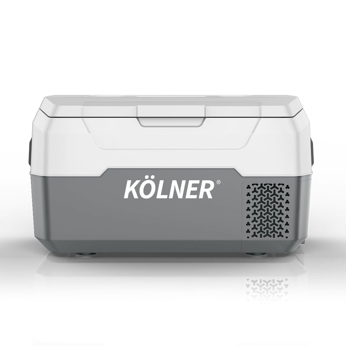 Kolner 20l Fridge Freezer Cooler 12/24/240v Camping Portable Kolner Esky Refrigerator - Grey - Outbackers