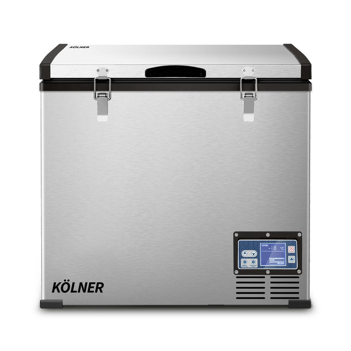 Kolner 75l Portable Fridge Chest Freezer With Lcd Panel - Rv Vehicle Camping Refrigerator - Outbackers