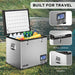 Kolner 75l Portable Fridge Chest Freezer With Lcd Panel - Rv Vehicle Camping Refrigerator - Outbackers